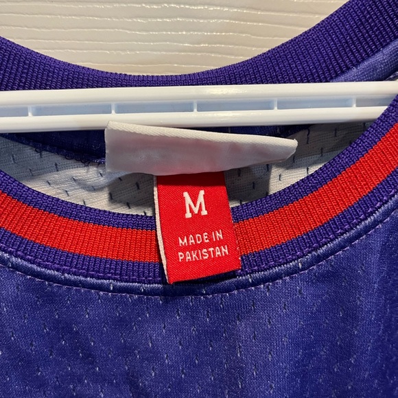 Mitchell & Ness Toronto Raptors Mens Jersey Medium Purple - Picture 3 of 7